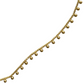 Gold pearls chain necklace